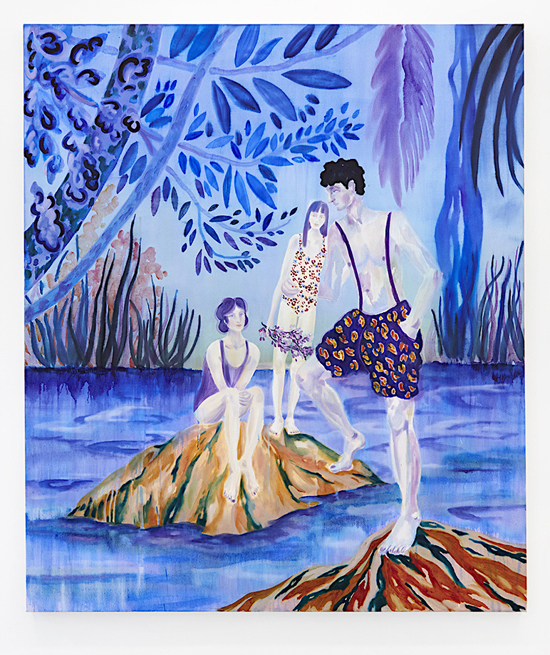 1b Freya Douglas-Morris_Family_oil on canvas_170 x 145cm_2019.